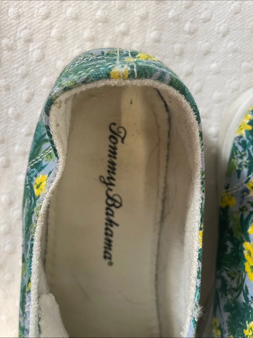 Tommy Bahama Floral Canvas low top classic sneaker Keds Vans Converse W8.5